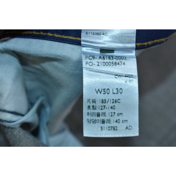 Levis Strauss Signature Gold Jeans Men's 50x30 Bootcut Denim Flex Pants -Flaws- - Picture 14 of 16